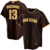Jerseys Men’s San Diego Padres Manny Machado Nike Brown Alternate Replica