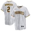 Jerseys Men’s San Diego Padres Xander Bogaerts Nike White/Brown Home Official Replica