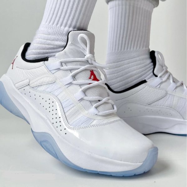 Air Jordan 11 CMFT Low White Varsity Red Black