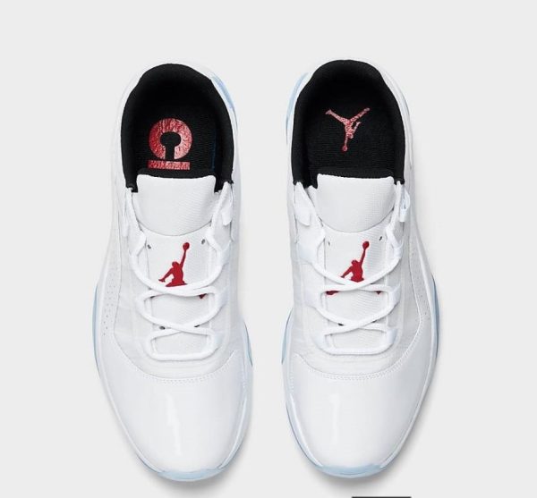 Air Jordan 11 CMFT Low White Varsity Red Black