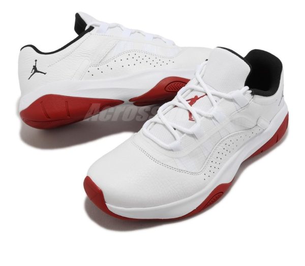 Air Jordan 11 CMFT Low White Varsity Red
