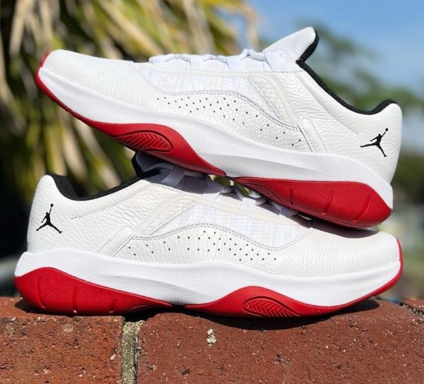 Air Jordan 11 CMFT Low White Varsity Red