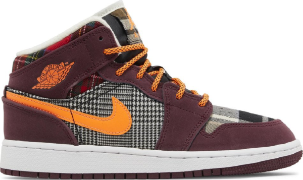 Air Jordan 1 Mid GS “Plaid”