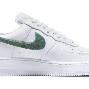 Air Force 1 Low Glitter Swoosh Green