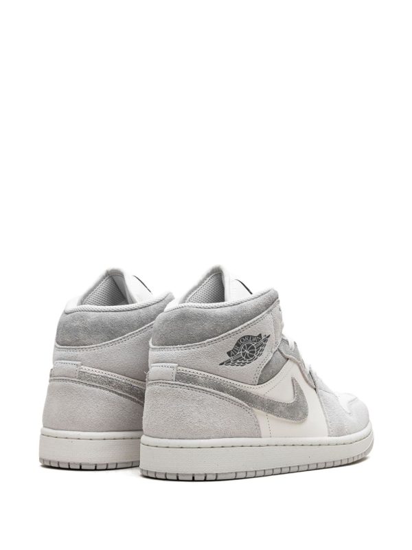 Air Jordan 1 Mid Neutral Grey Sail