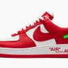 Louis Vuitton Air Force 1 Low Virgil Abloh – White/Red