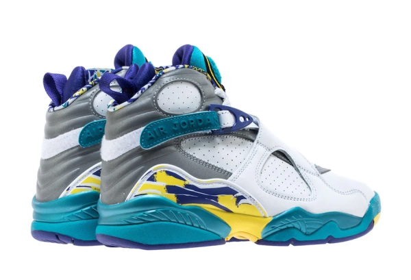 Air Jordan 8 Retro White Aqua Wmns