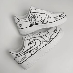 Custom Air Force 1 XXXTentacion Sketch