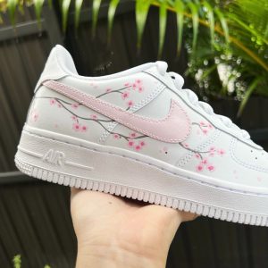 Custom Air Force 1 Pink Cherry Blossom
