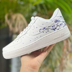 Custom Air Force 1 Purple Blossom